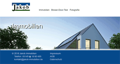 Desktop Screenshot of jakob-immobilien.de